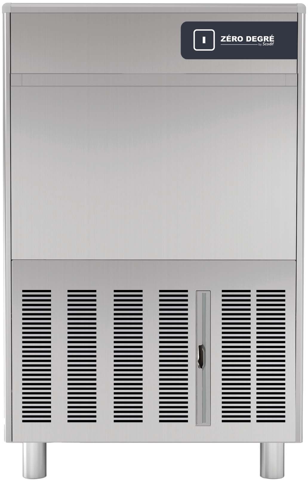 Machine à glaçons professionnelle glaçons creux avec réserve 28 kg production 62 kg/24 h - GPC 62 AS