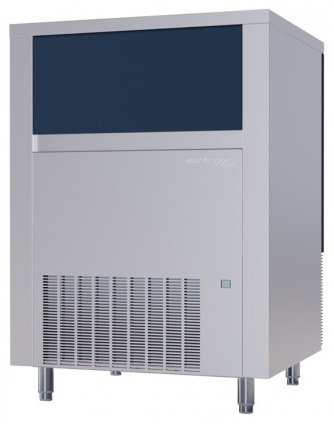 Machine à glaçons professionnelle pleins avec réserve 65 kg production 130 kg/24 h - MGECP135A-2 - Eurfrigor