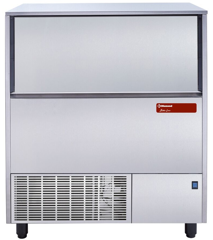 Machine à glaçons professionnelle creux avec réserve 50 kg production 122 kg - MXP-140A/R2 - Diamond