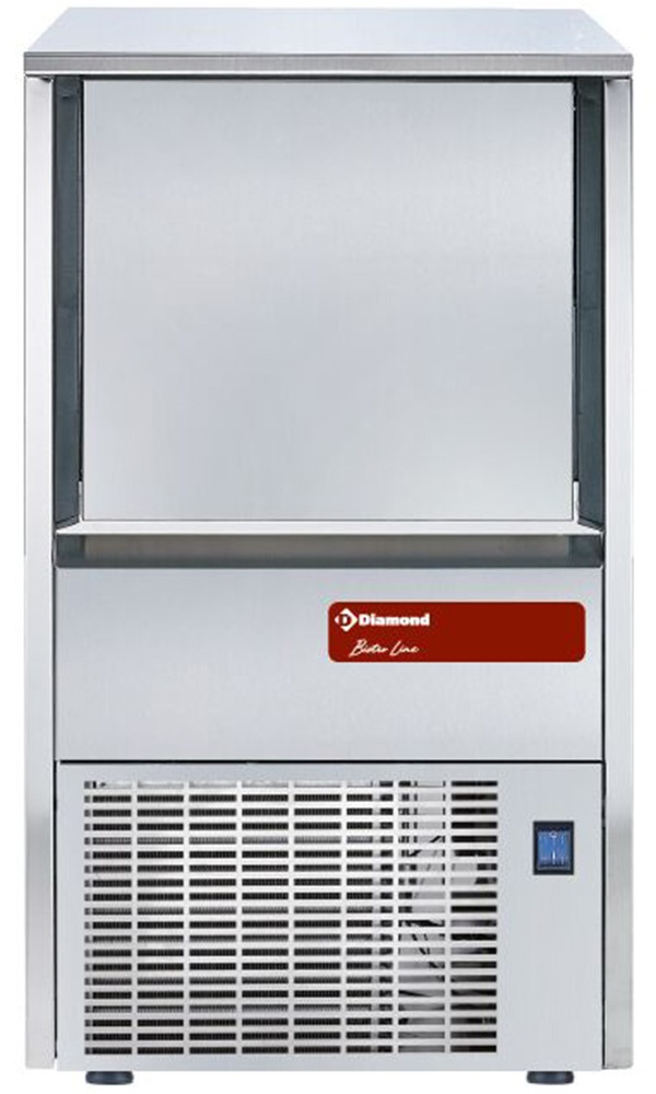 Machine à glaçons professionnelle creux 20 g réserve 12 kg production 38 kg/24h - MXP-45A/R2 - Diamond