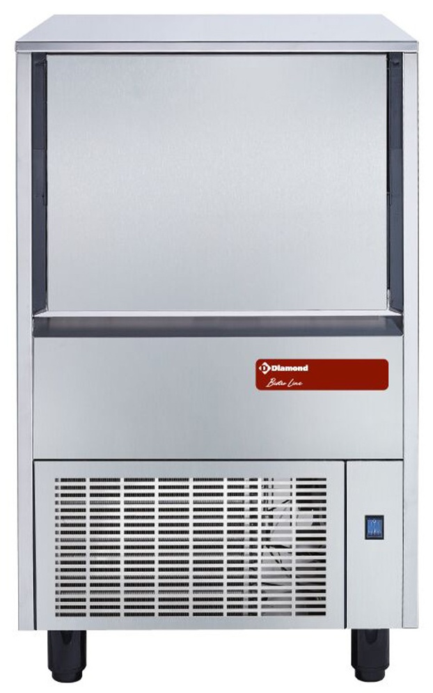 Machine à glaçons professionnelle creux 20 g réserve 25 kg production 48 kg/24h - MXP-55A/R2 - Diamond