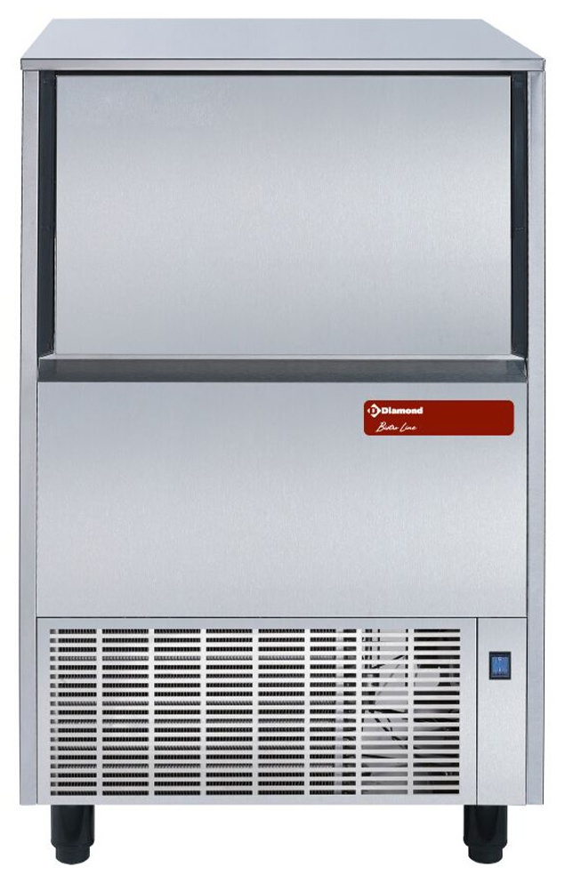 Machine à glaçons professionnelle creux 20 g réserve 30 kg production 55 kg/24h - MXP-65A/R2 - Diamond