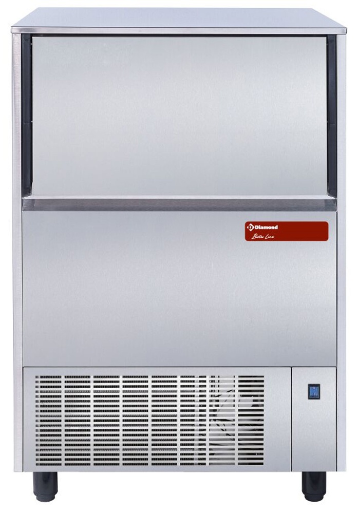 Machine à glaçons professionnelle creux 20 g réserve 37 kg production 75 kg/24h - MXP-95A/R2 - Diamond