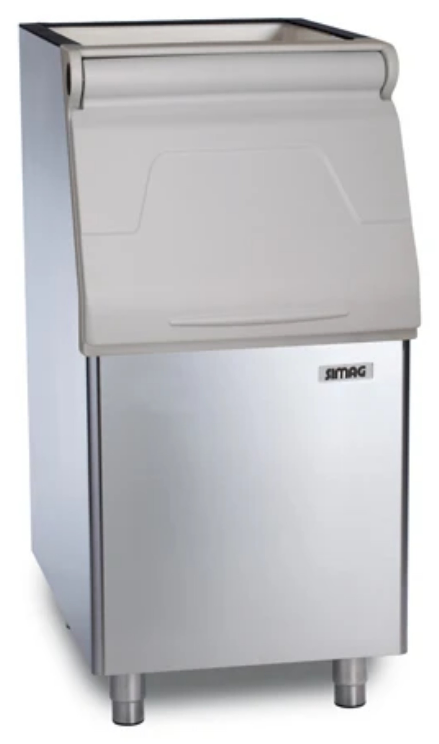 Bac de stockage professionnel 129 kg acier inox - R 100